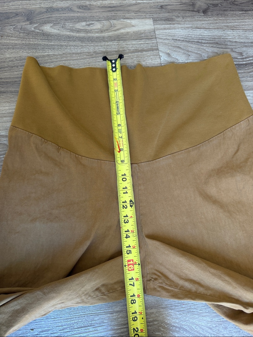 Anthropologie Maeve The Colette Maternity Wide Leg Crop Pants Size: 16M - Picture 8 of 11
